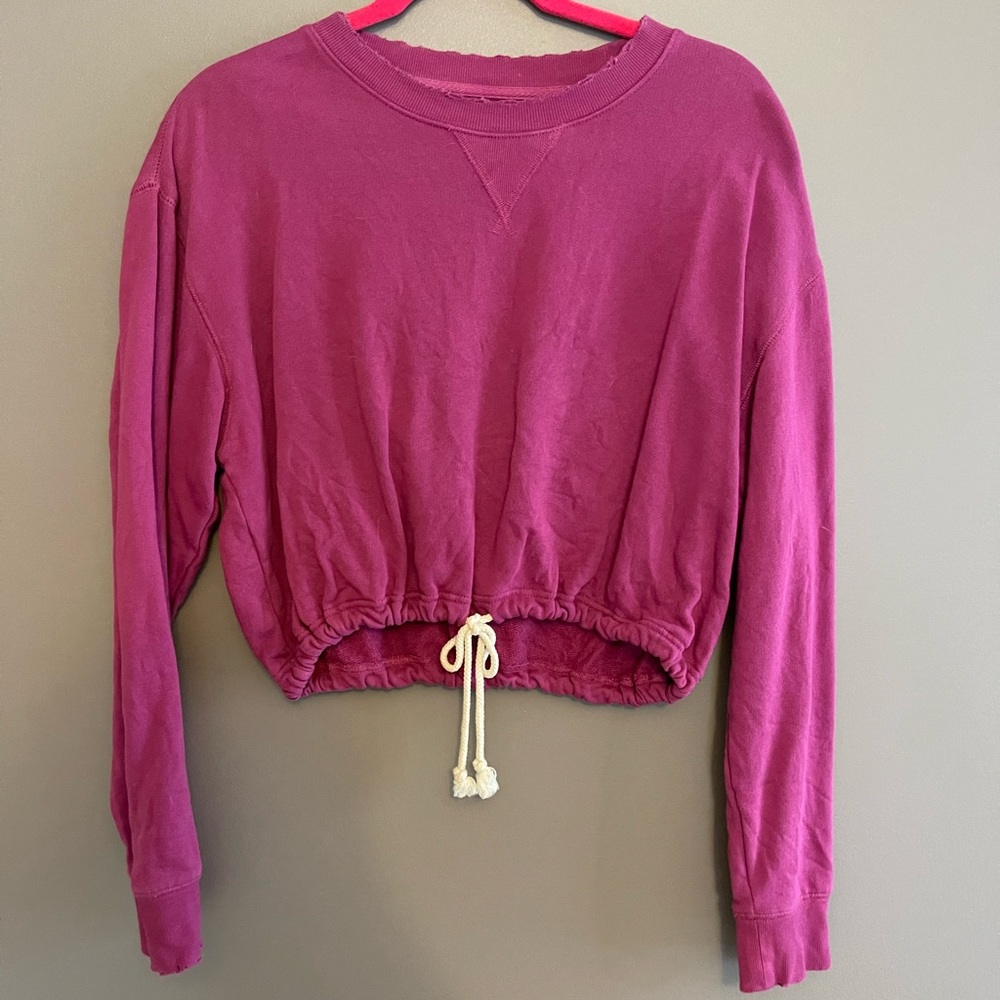 Cropped sweatshirt
